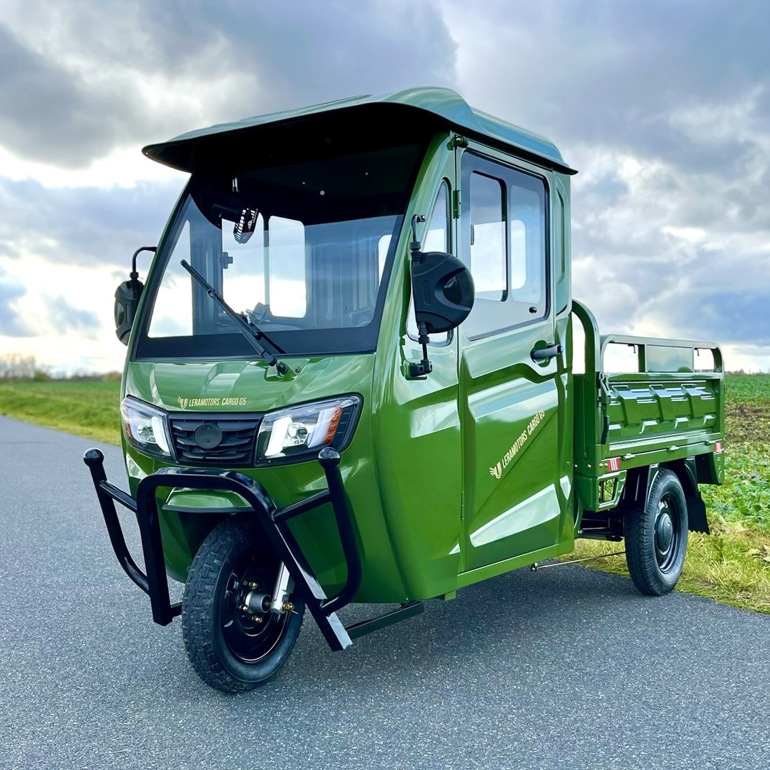 Profesionální nasazení elektrické tříkolky Leramotors Tuk Tuk Cargo G5 2000W